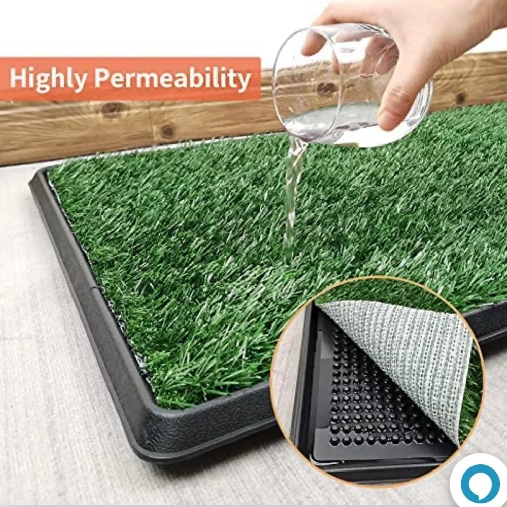 Dog Potty Grass Indoor/Outdoor Artificial Grass Patch 20width x 30length